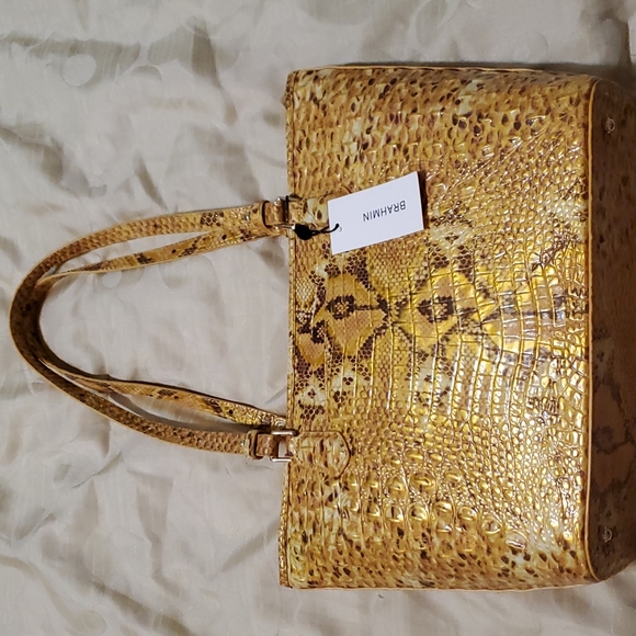 Brahmin Medium Asher Canary Solid Melbourne - Picture 6 of 12